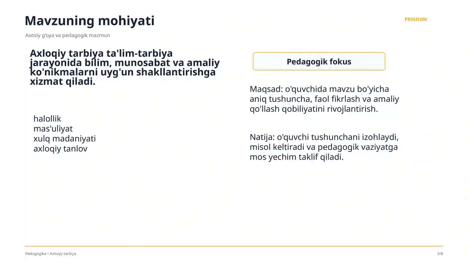 Axloqiy tarbiya 3