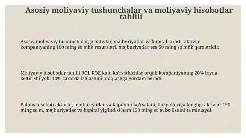 BIZNES MOLIYASI 3
