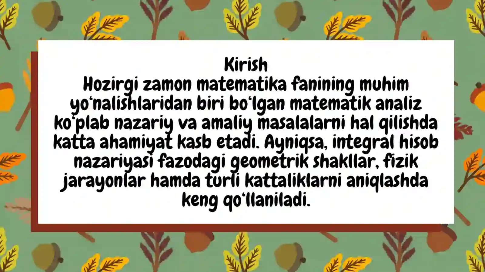KDPI Matematika yoʻnalishi 3
