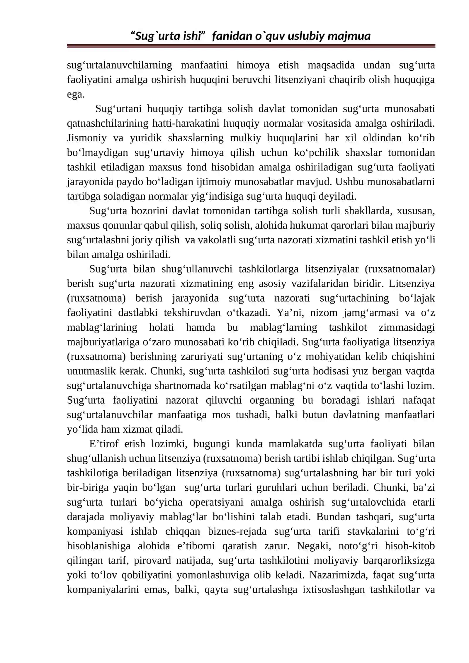 SUG‘URTA FAOLIYATINI AMALGA OSHIRISHNING HUQUQIY ASOSLARI 3
