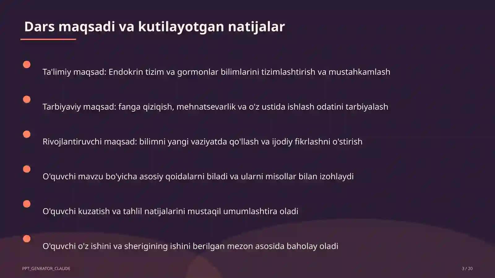 Endokrin tizim va gormonlar (8-sinf) 3