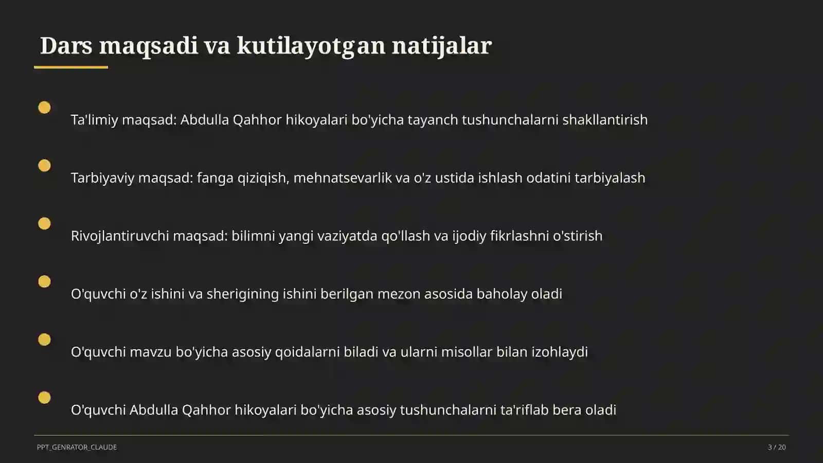 Abdulla Qahhor hikoyalari (8-sinf) 3