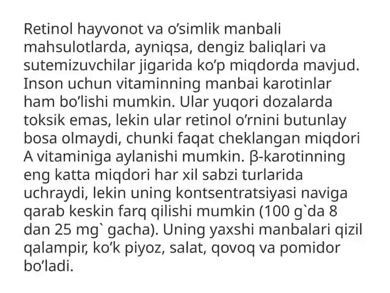 Yog'da eruvchan vitaminlar 3