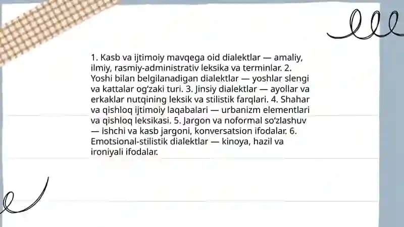 Ulug'bek Hamdam asari tilida ijtimoiy dialekt tahlili 3