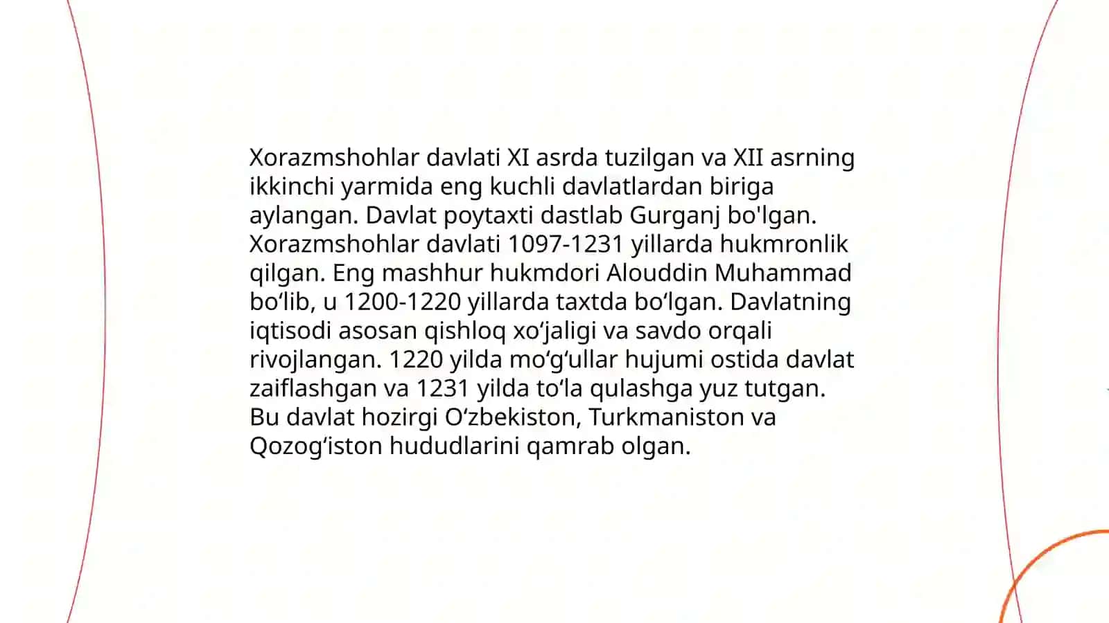 Xorazmshohlar davlat boshqaruvi va ijtimoiy-iqtisodiy hayot 3