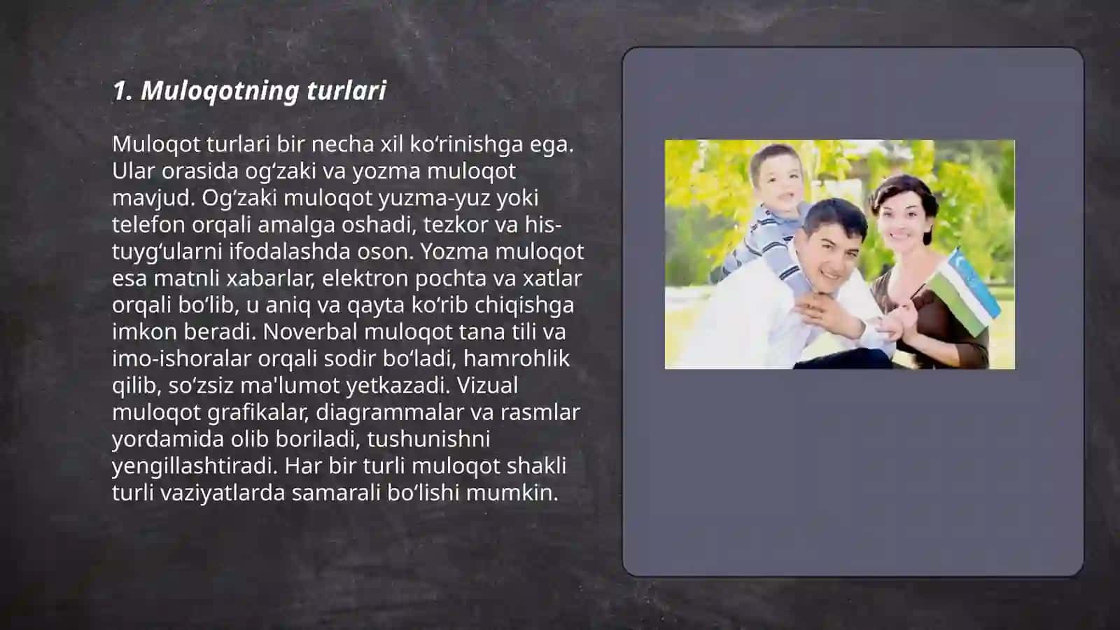 Muloqot turlari 3