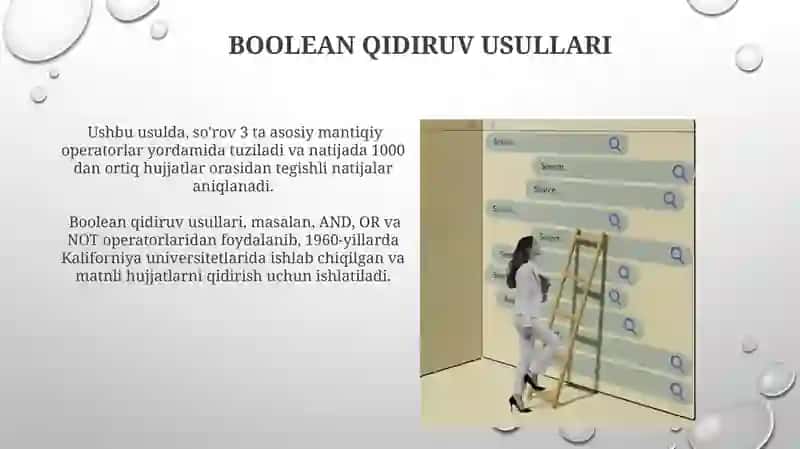 Axborotlarni qidirish usullari 3