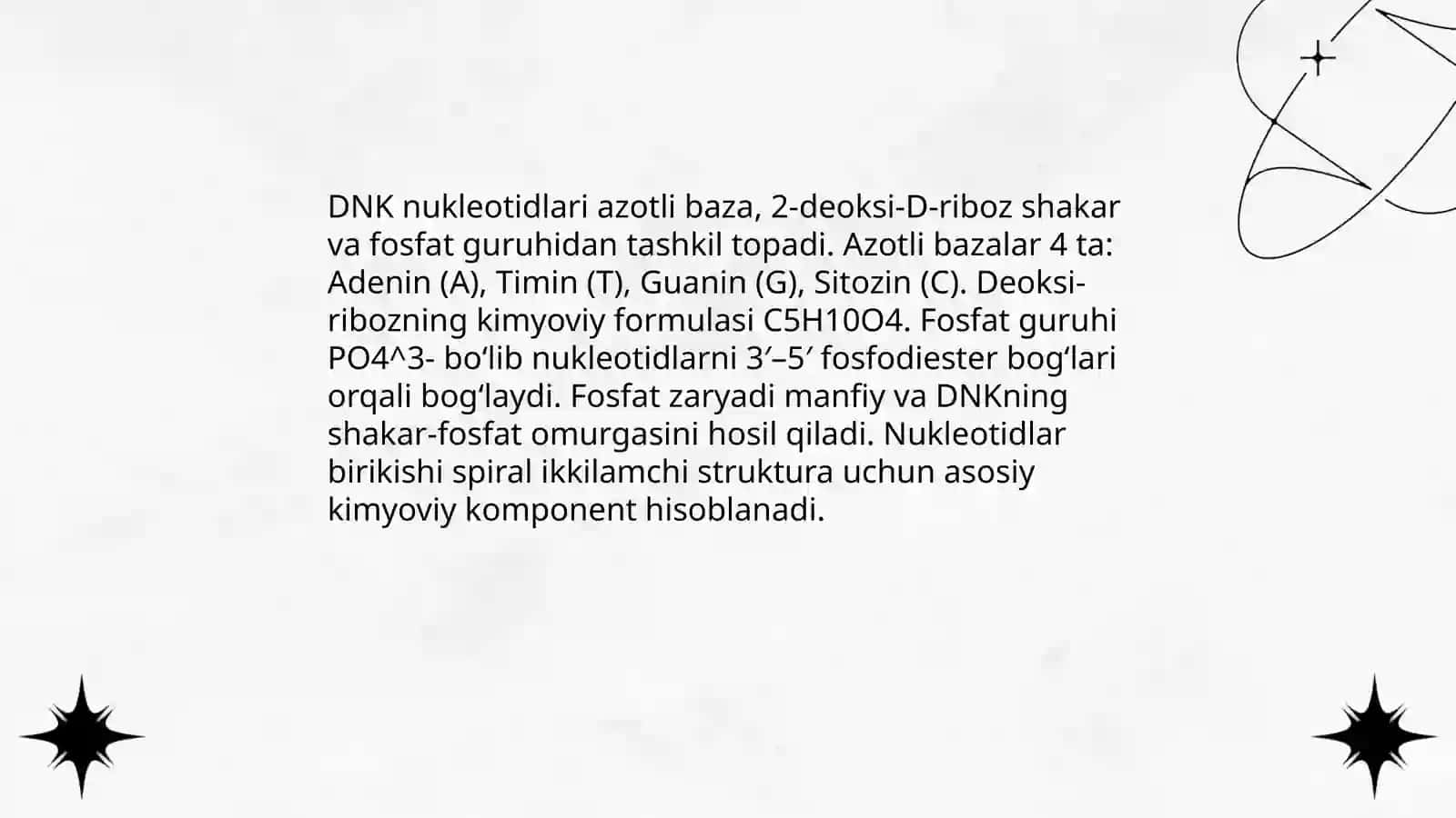 DNK va RNK ning kimyoviy tuzilishi va biologik ahamiyati 3