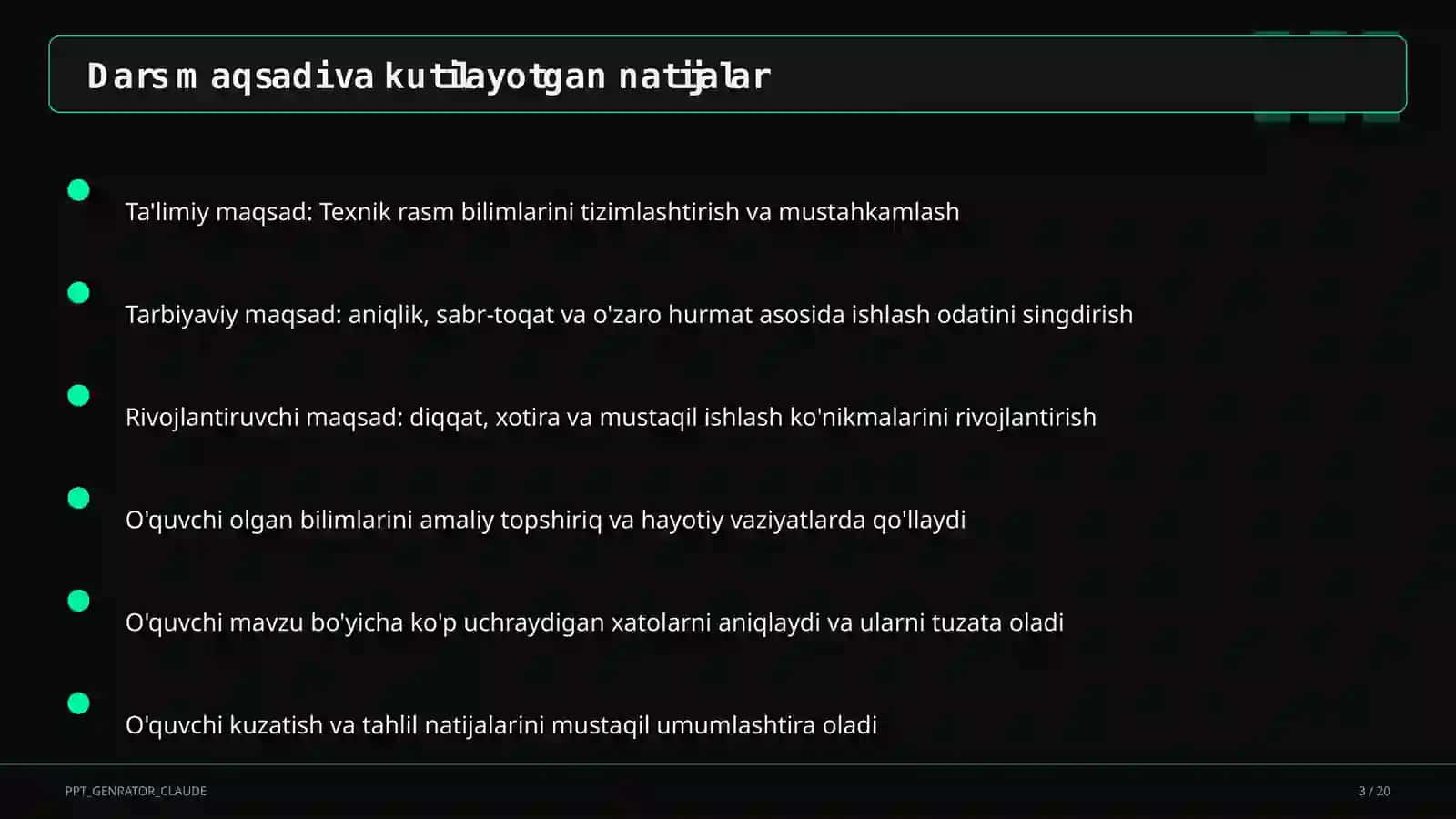 Texnik rasm (8-sinf) 3