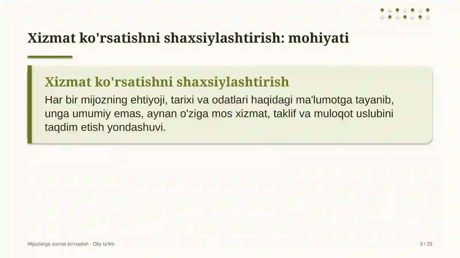 neft bazalarida xizmat ko'rsatishni shaxsiylashtirish 9866 3