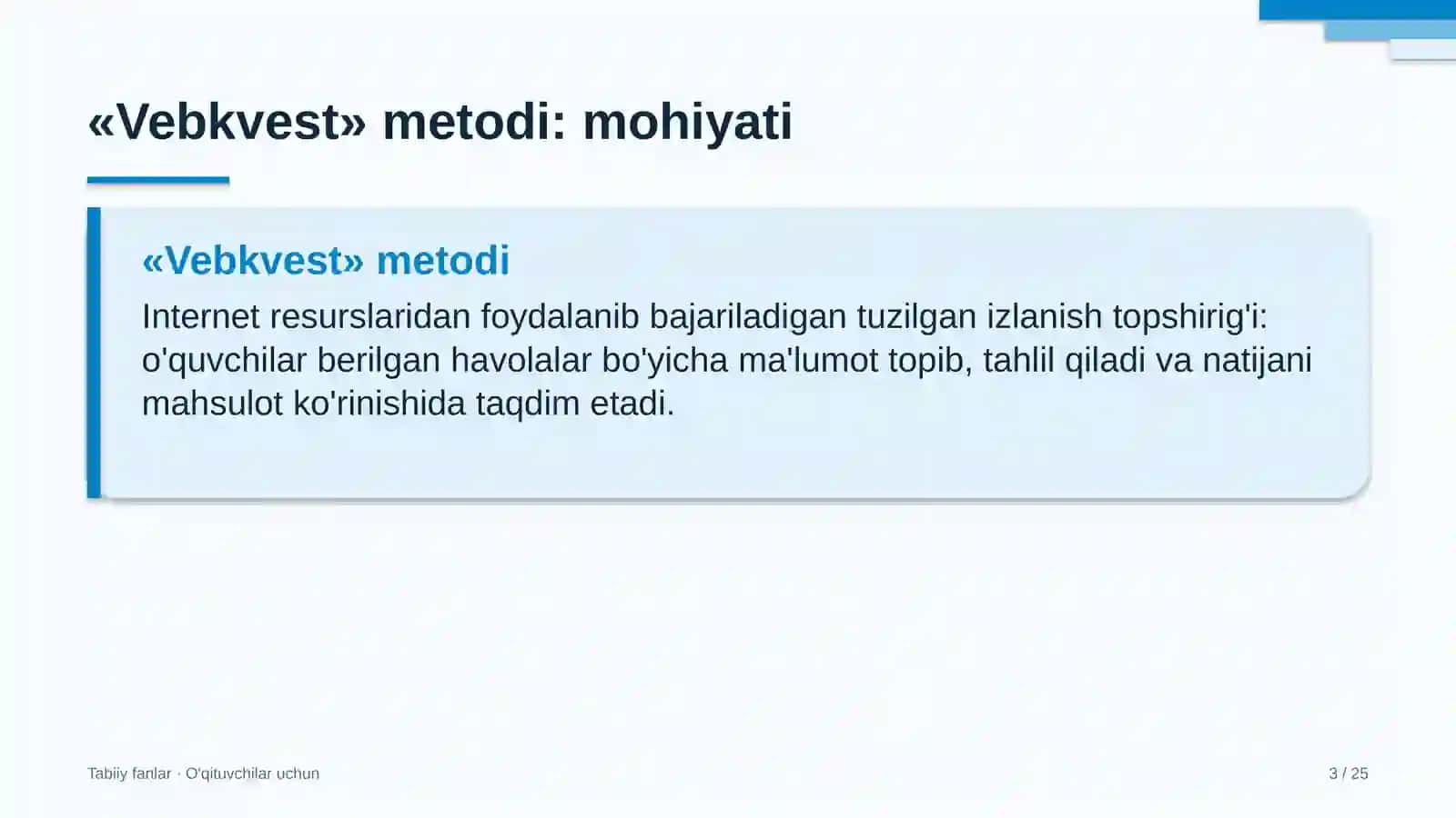 tabiiy fanlar darslarida vebkvest metodidan foydalanish 7897 3