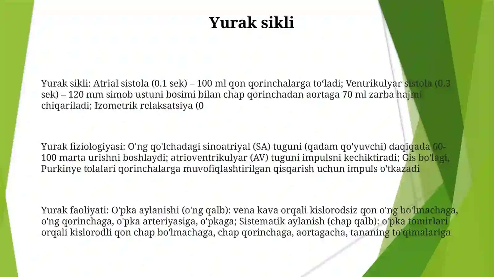 Qon fiziologiyasi va uning funksiyalari bilan umumiy tanishish 3