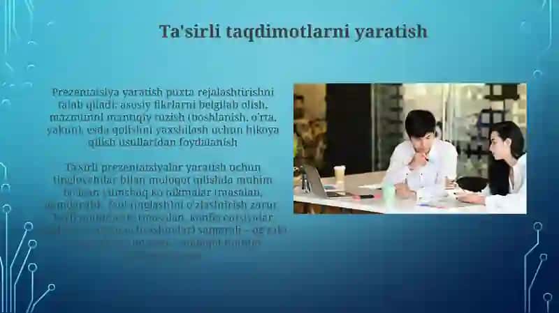 Ta'sirli taqdimotlar 3