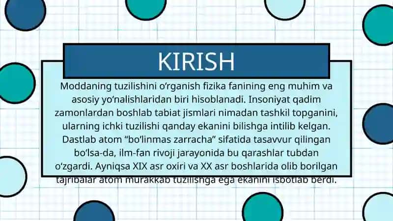 Atomning Tomson modeli va Rezerford tajribasi 3