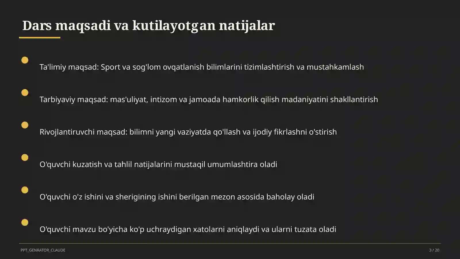 Sport va sog'lom ovqatlanish (8-sinf) 3
