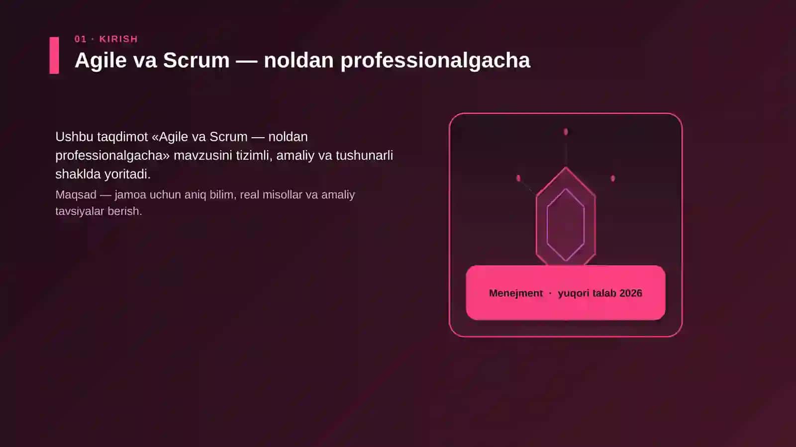 Agile va Scrum — noldan professionalgacha 3
