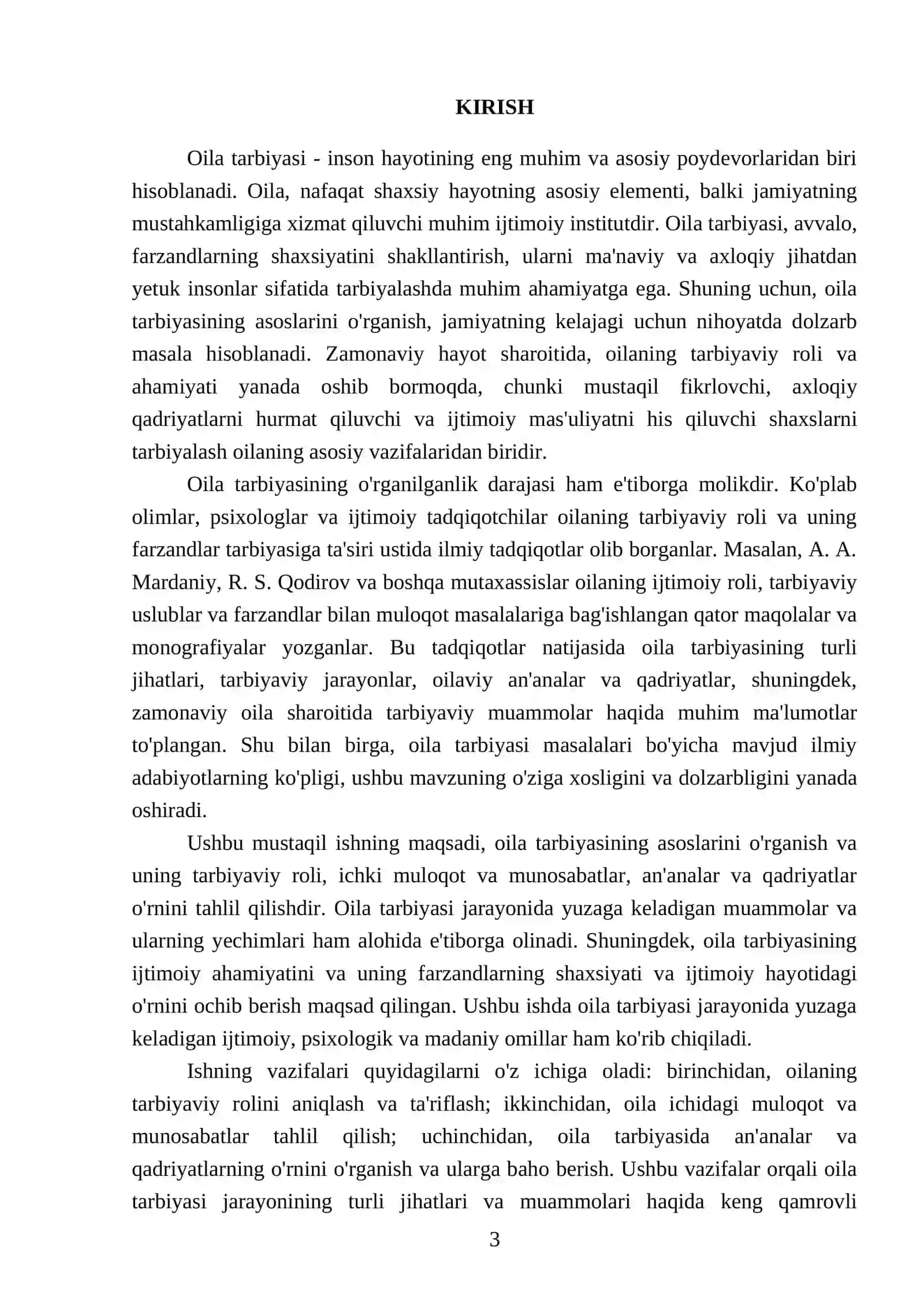 Oila tarbiyasi asoslari 3