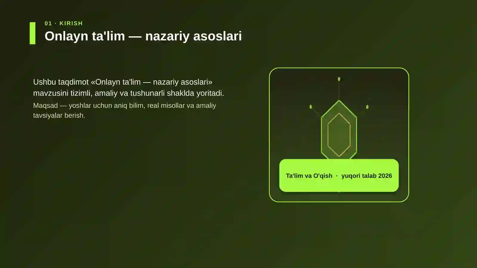 Onlayn ta'lim — nazariy asoslari 3