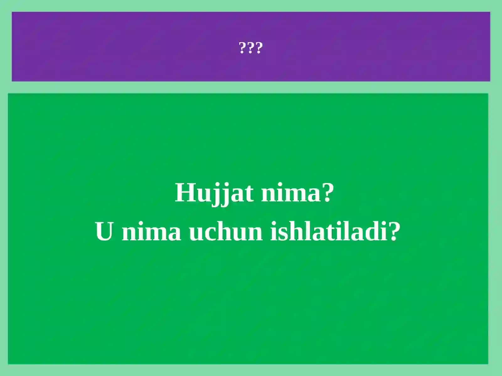 Davlat tilida ish yuritish   hujjatchilik. Rasmiy-idoraviy uslub XIZMAT yozishmalari 3