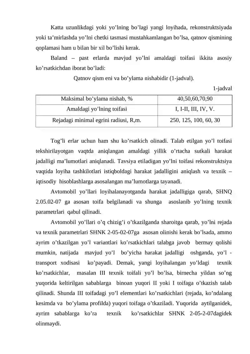 Avtomobil yo’llarini ta’mirlash va rekonstruktsiya 3