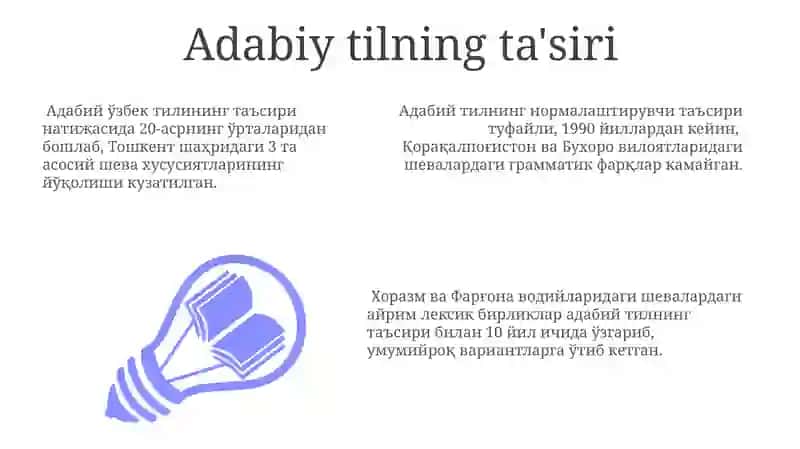Adabiy tilning ta'siri 3