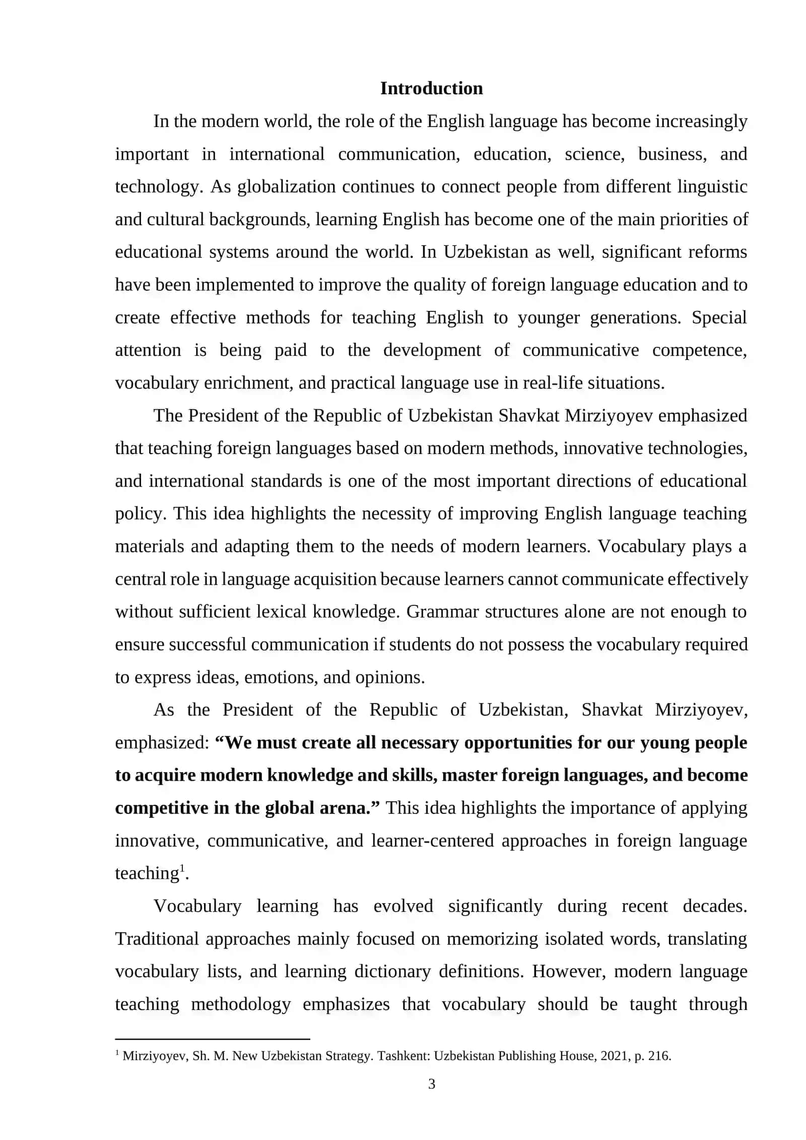 VOCABULARY LEARNING MATERIALS 3