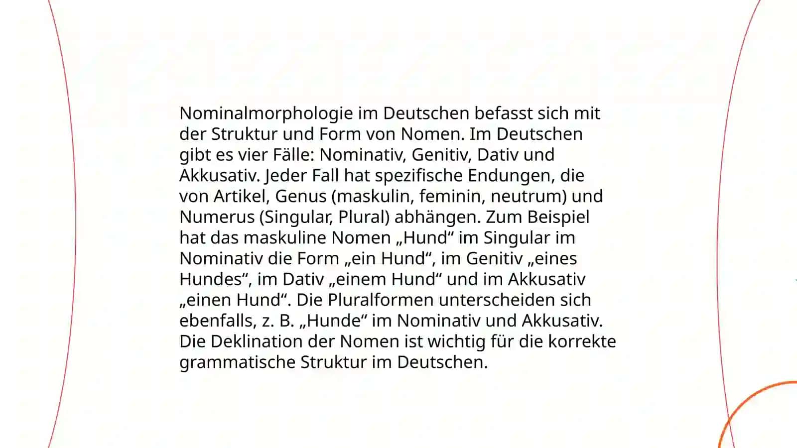 Nominalmorphologie im Deutschen 3