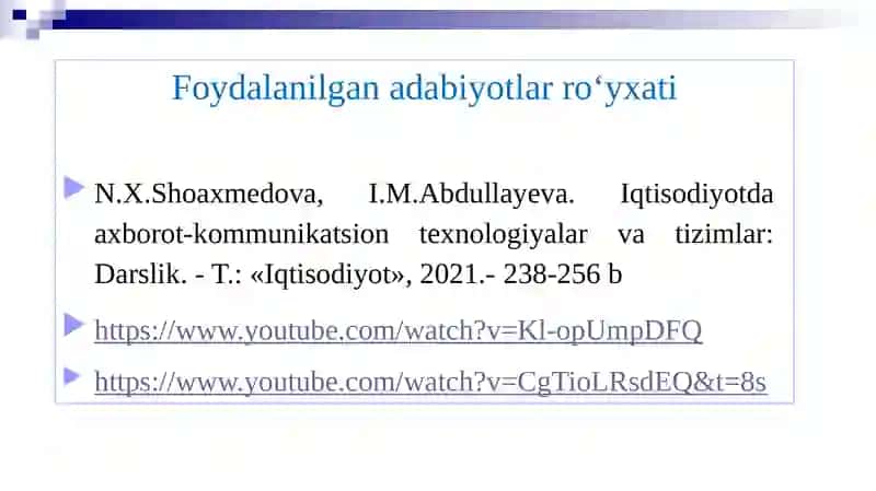 Ma’lumotlarbazalari va Big Data bilan ishlash texnologiyalari 3