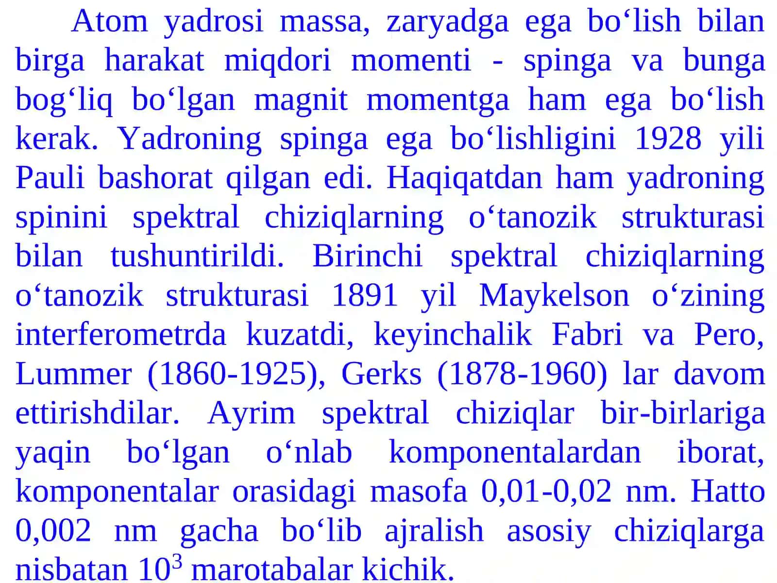 Yadro radiusi. Yadro o’lchami va zichligi 3