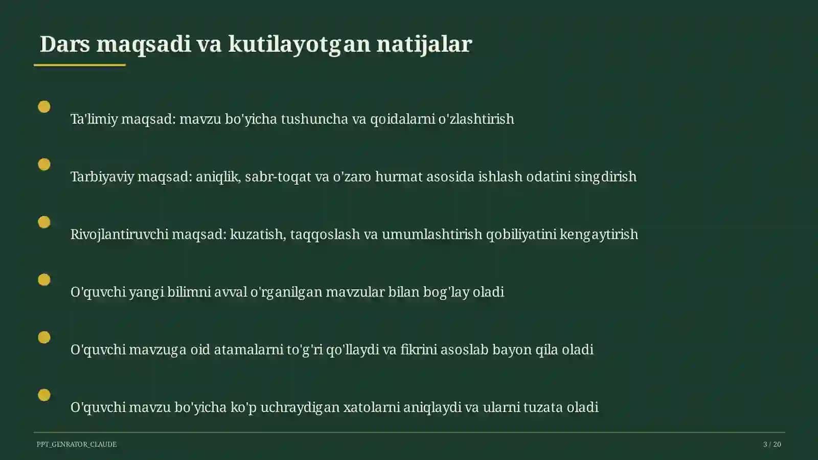 Ochiq ta'lim resurslari (OER) dan foydalanish 3