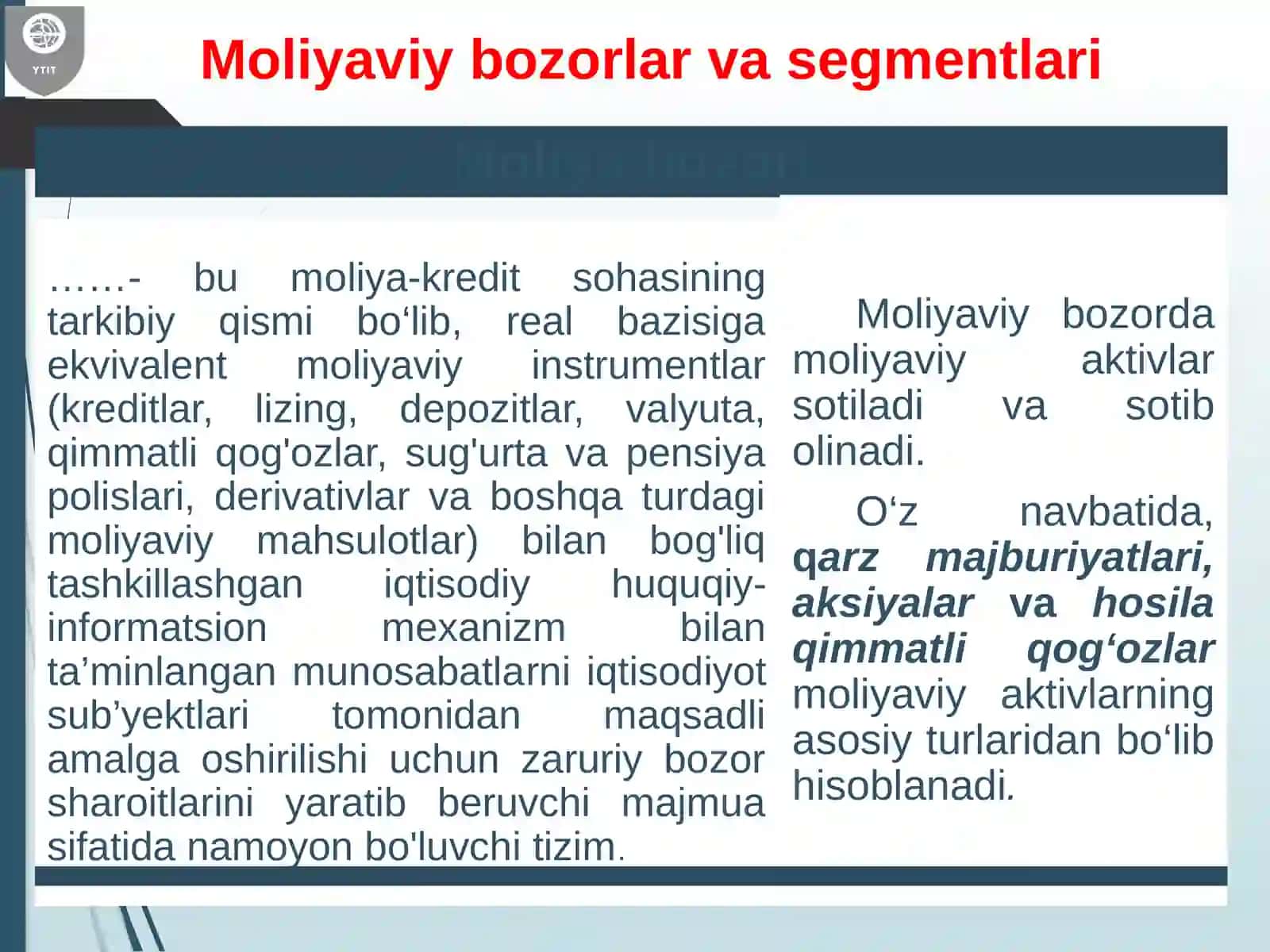 Biznesmoliyasining nazariyasoslari 3
