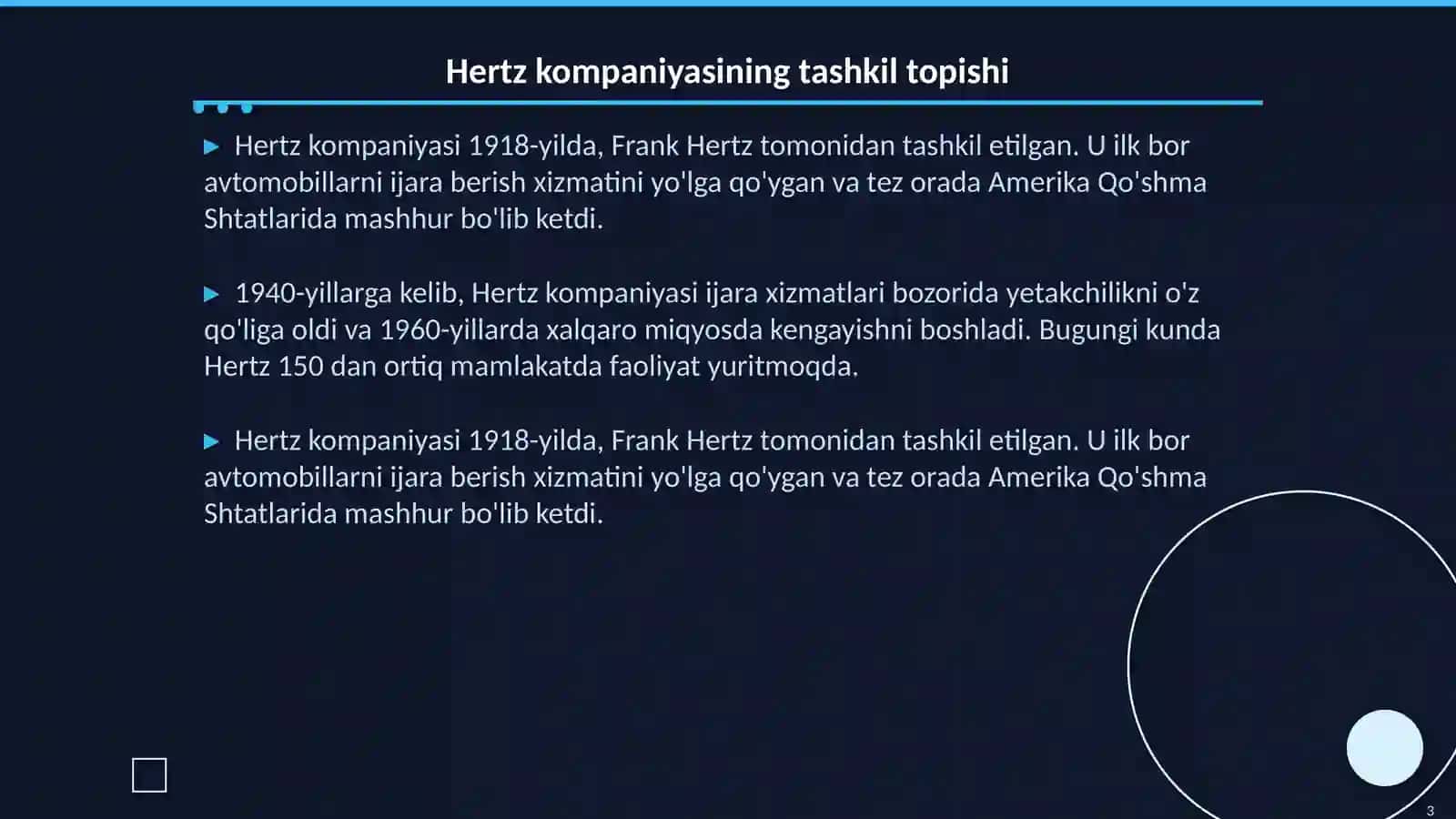 Hertz kompaniyasi ijara xizmatlari 3