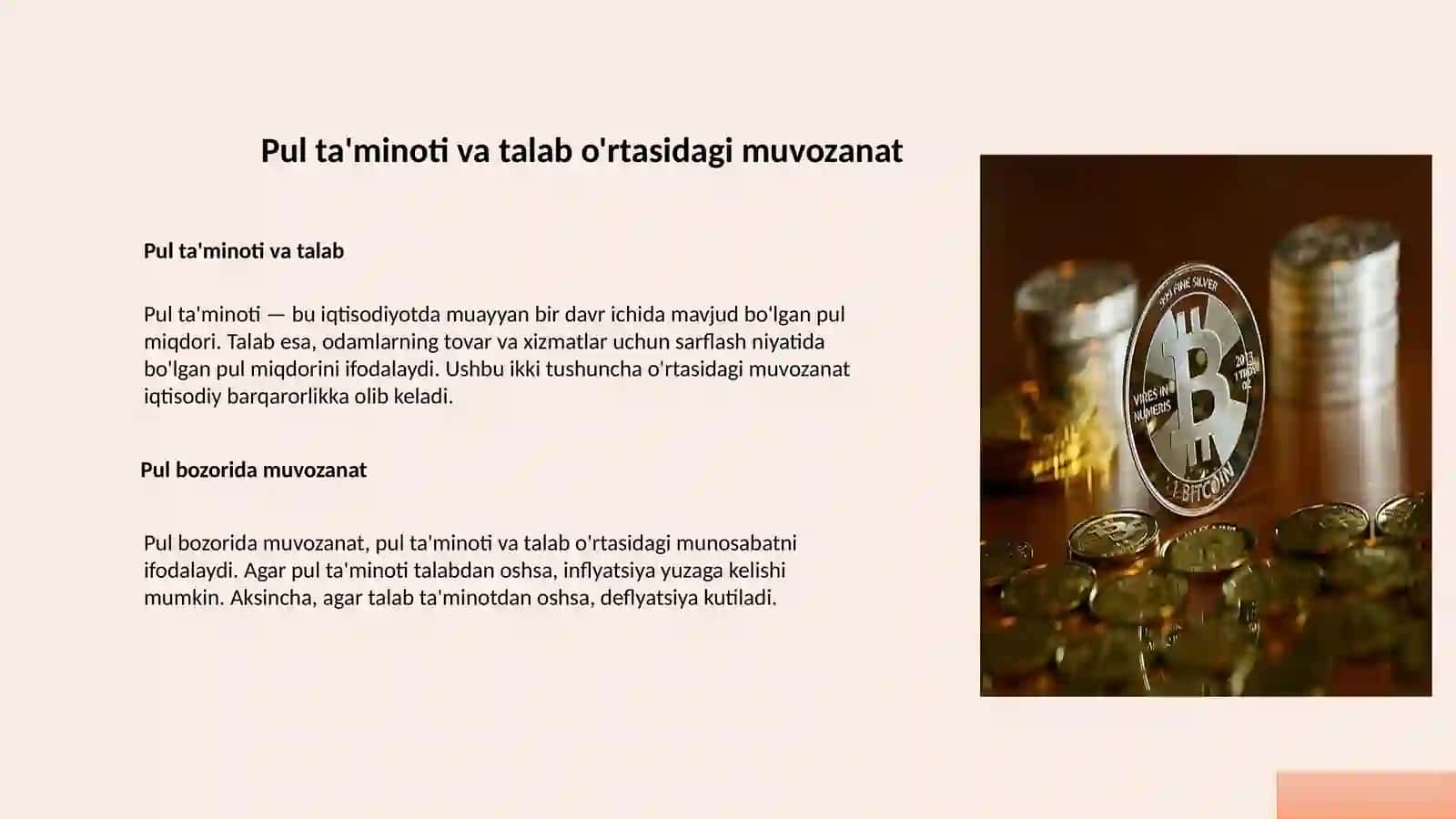 Pul Bozorida Muvozanat 3