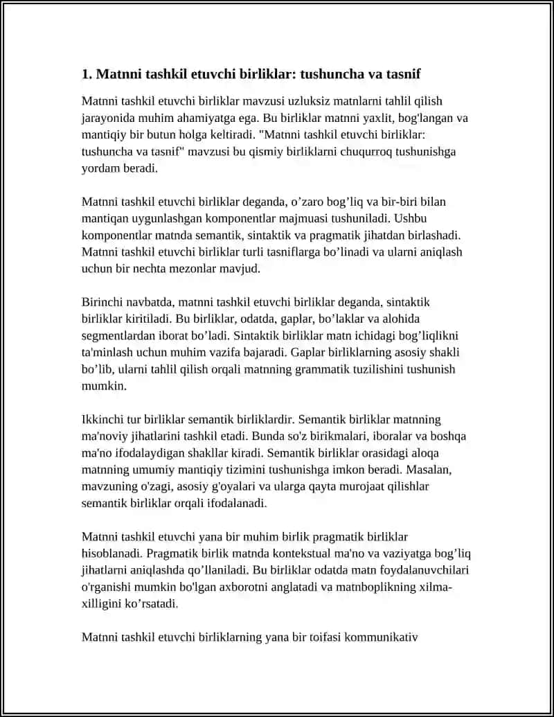 MATNNI TASHKIL ETUVCHI BIRLIKLARNI TAHLIL QILISH 3
