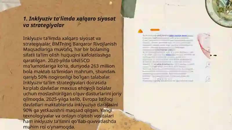 Inkulyuzuf ta'limini rivojlanishidagi xalqara tajriba 3