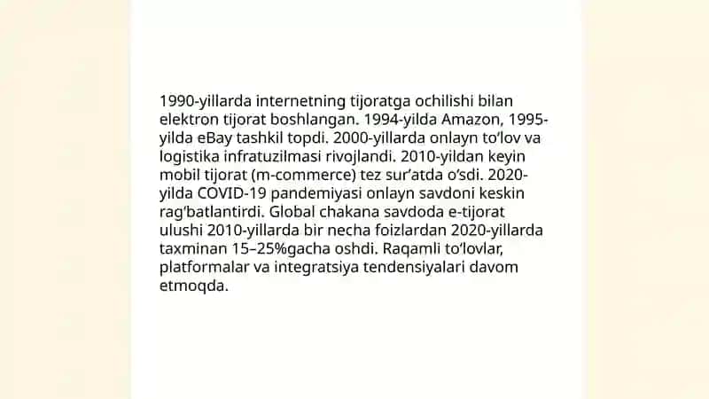 Raqamli iqtisodiyotda elektron tijoratning rivojlanishi 3