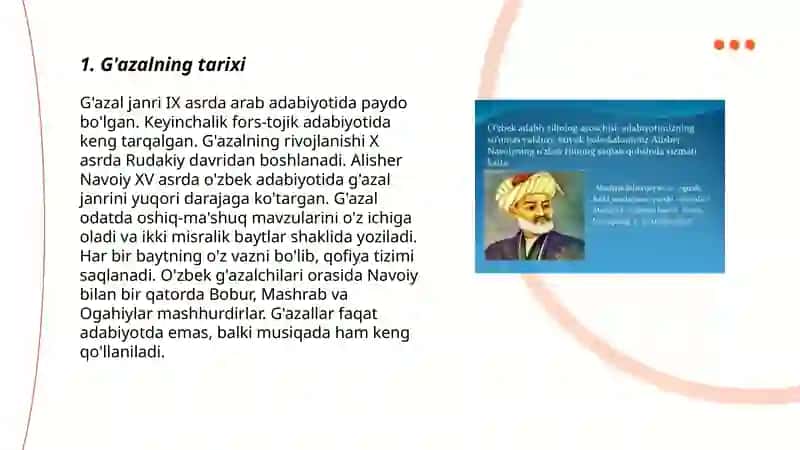 G'azal va uning turlari 3