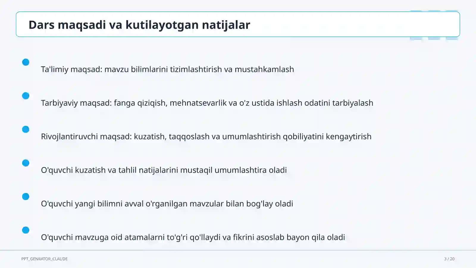 Baliqlar va suvda hamda quruqlikda yashovchilar (7-sinf) 3