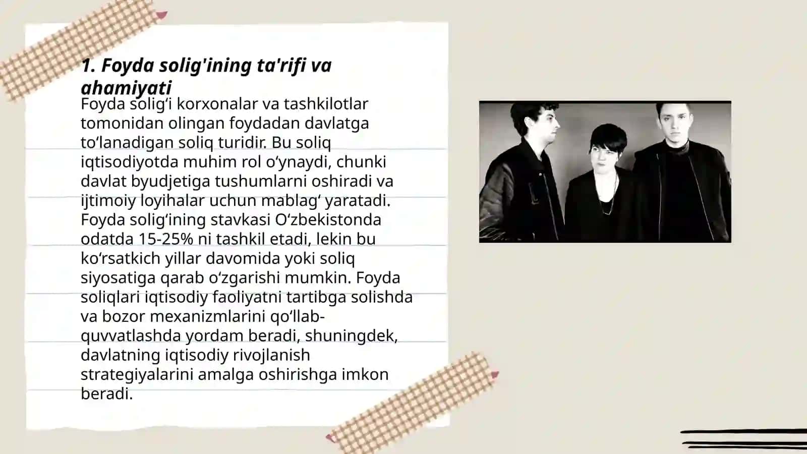 Foyda soliqning mazmun va mohiyati 3