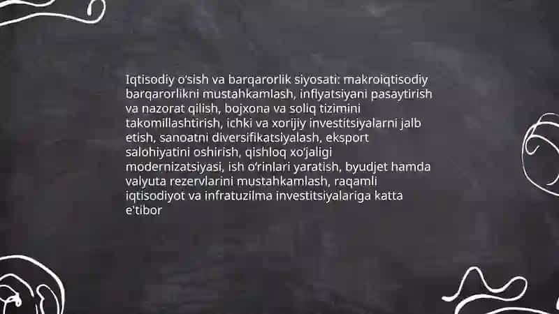 Iqtisodiy o‘sish va barqarorlik siyosati 3