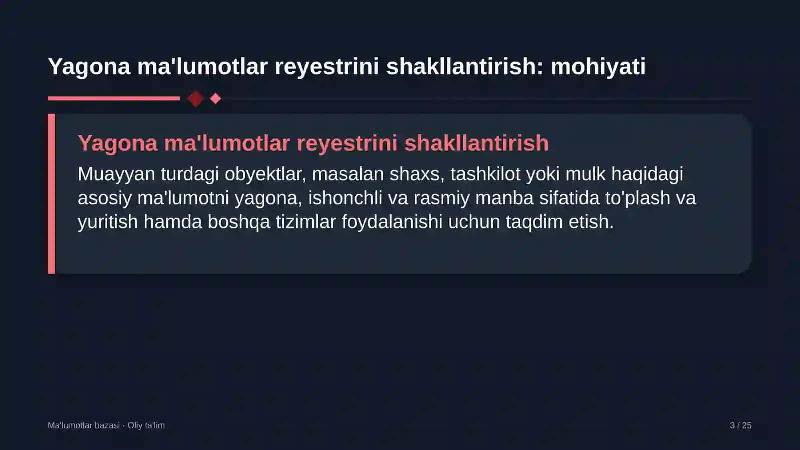 statistika organlarida yagona ma'lumotlar reyestrini shakllantirish 2437 3