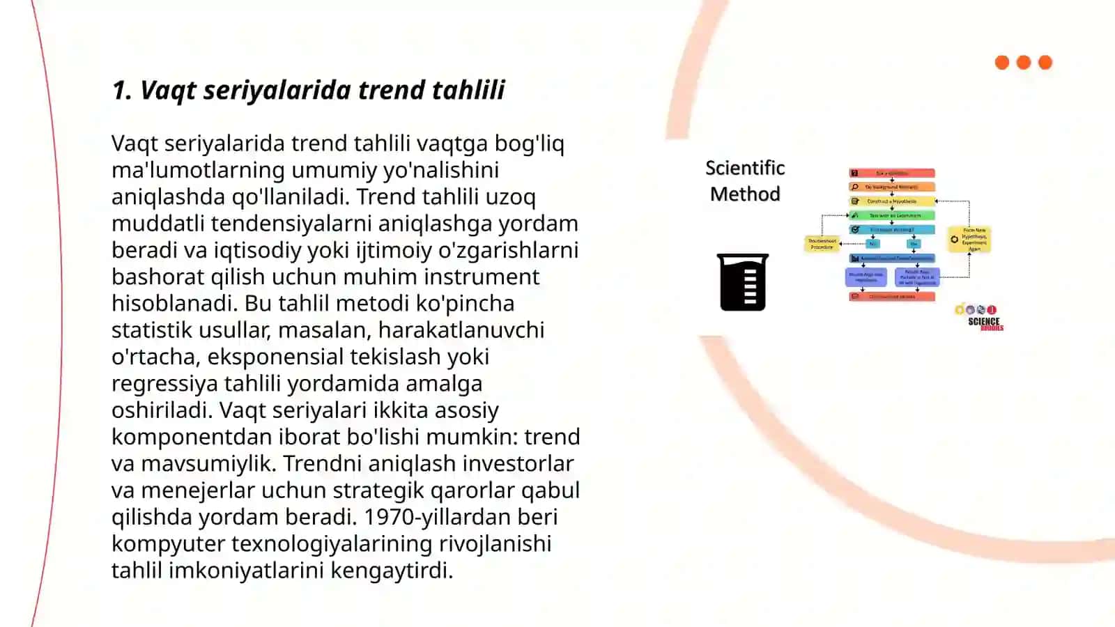 Vaqt seriyalarni qayta ishlashning analitik usullari 3