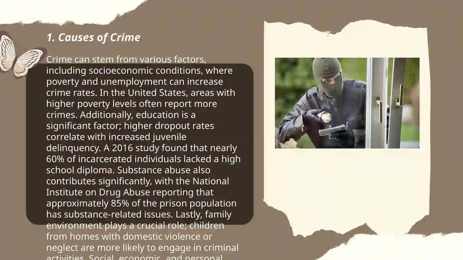 Individuals and society: crime and criminals 3