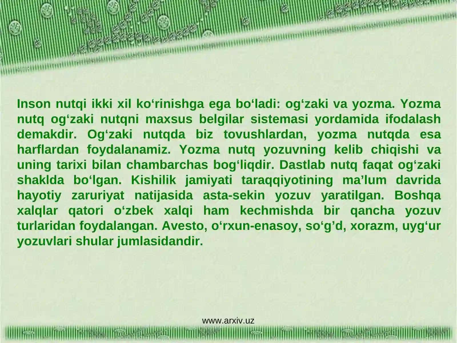 Nutq tovushlari 3