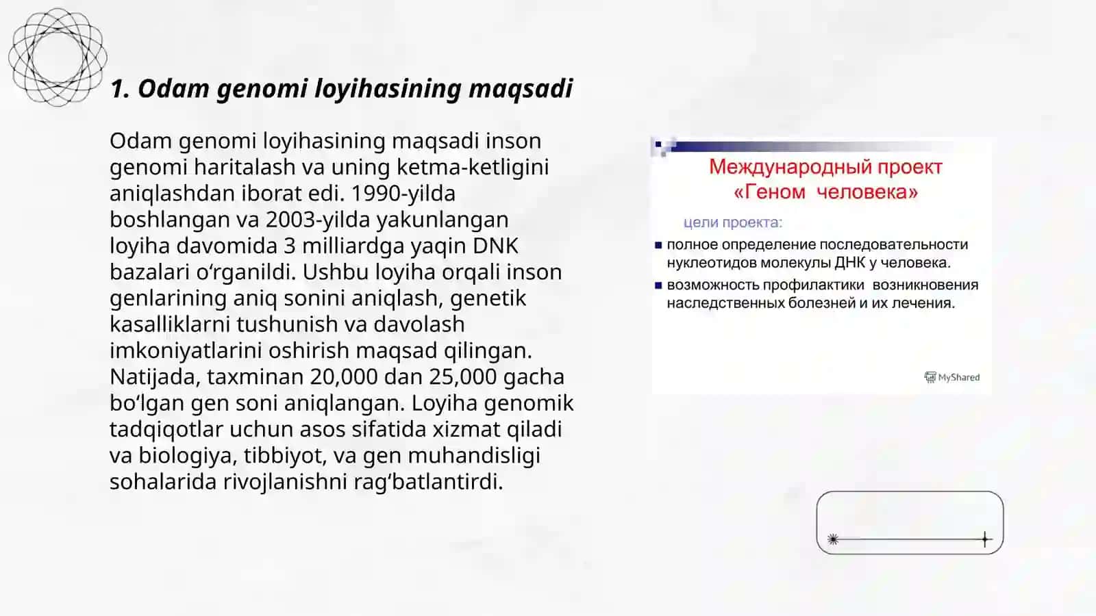 Odamlar genomi loyihasi 3