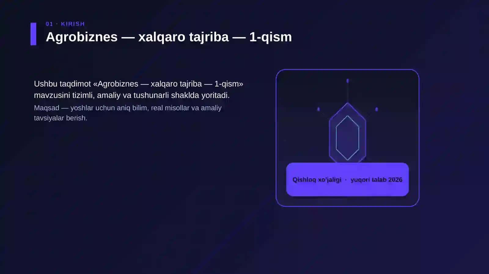 Agrobiznes — xalqaro tajriba — 1-qism 3