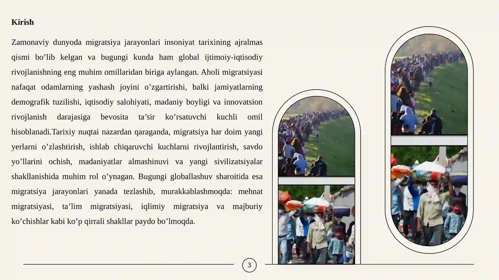 Aholi migratsiyasi–jamiyat rivojining omili 3