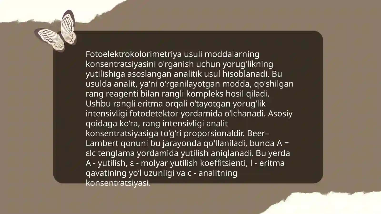 Fotoelеktrokoloromеtriya usuli tavsifnomasi 3