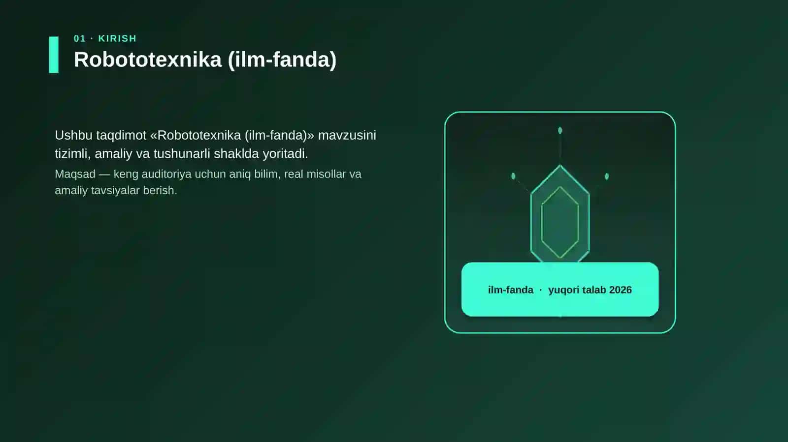 Robototexnika (ilm-fanda) 3
