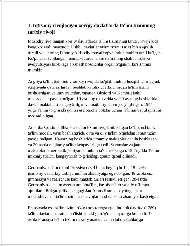 IQTISODIY RIVOJLANGAN XORIJIY DAVLATLARDA TA'LIM TIZIMI 3